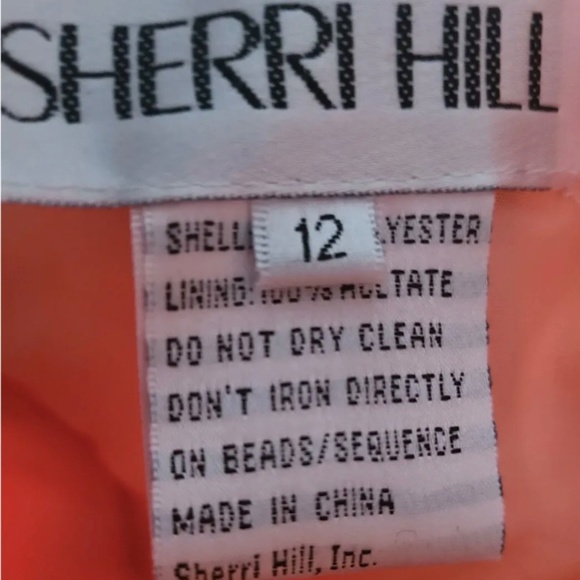 NWT SHERRI HILL Prom Formal Dress, 11114, Pink/Peach - - Picture 5 of 6